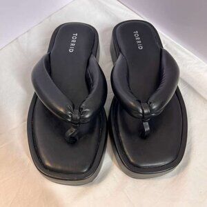 Torrid Padded Platform Sandal Size 7.5WW